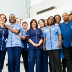 cropped, smaller 141202 Community district nurses group shot 01